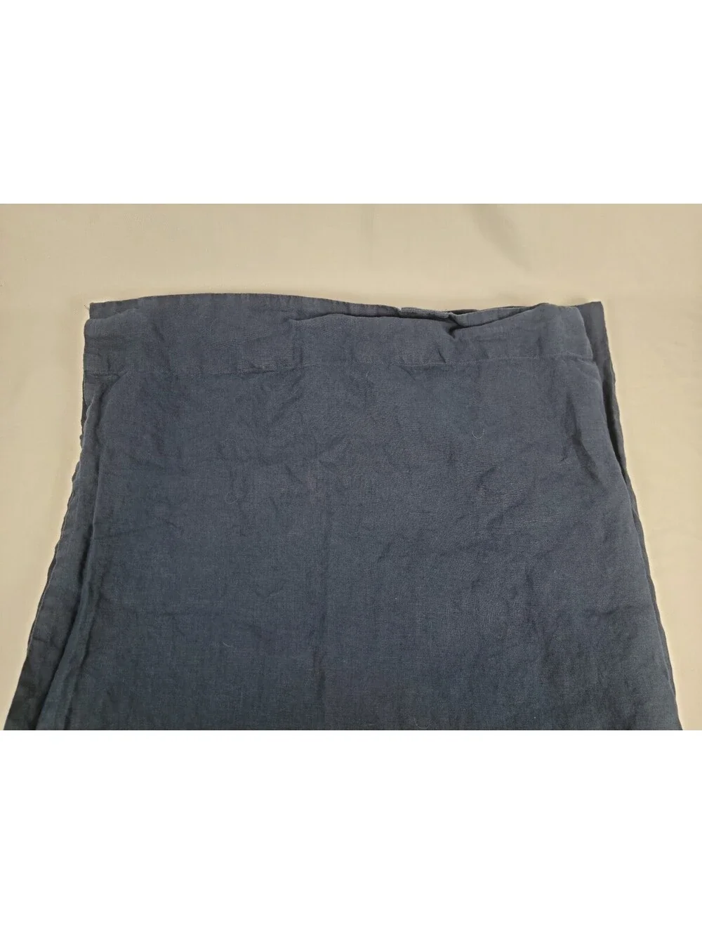 Studio 3B Navy Blue Linen Curtain Pair